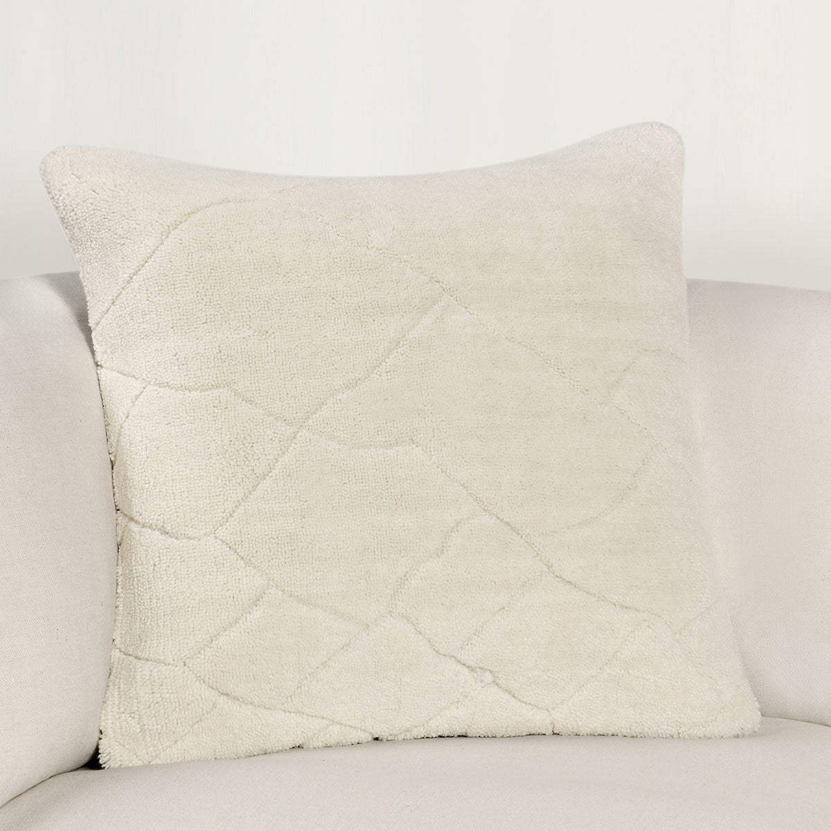 RN Mercer Ivory Wool Throw Pillow (Set of 2) - Ornate Home