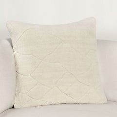 RN Mercer Ivory Wool Throw Pillow (Set of 2) - Ornate Home