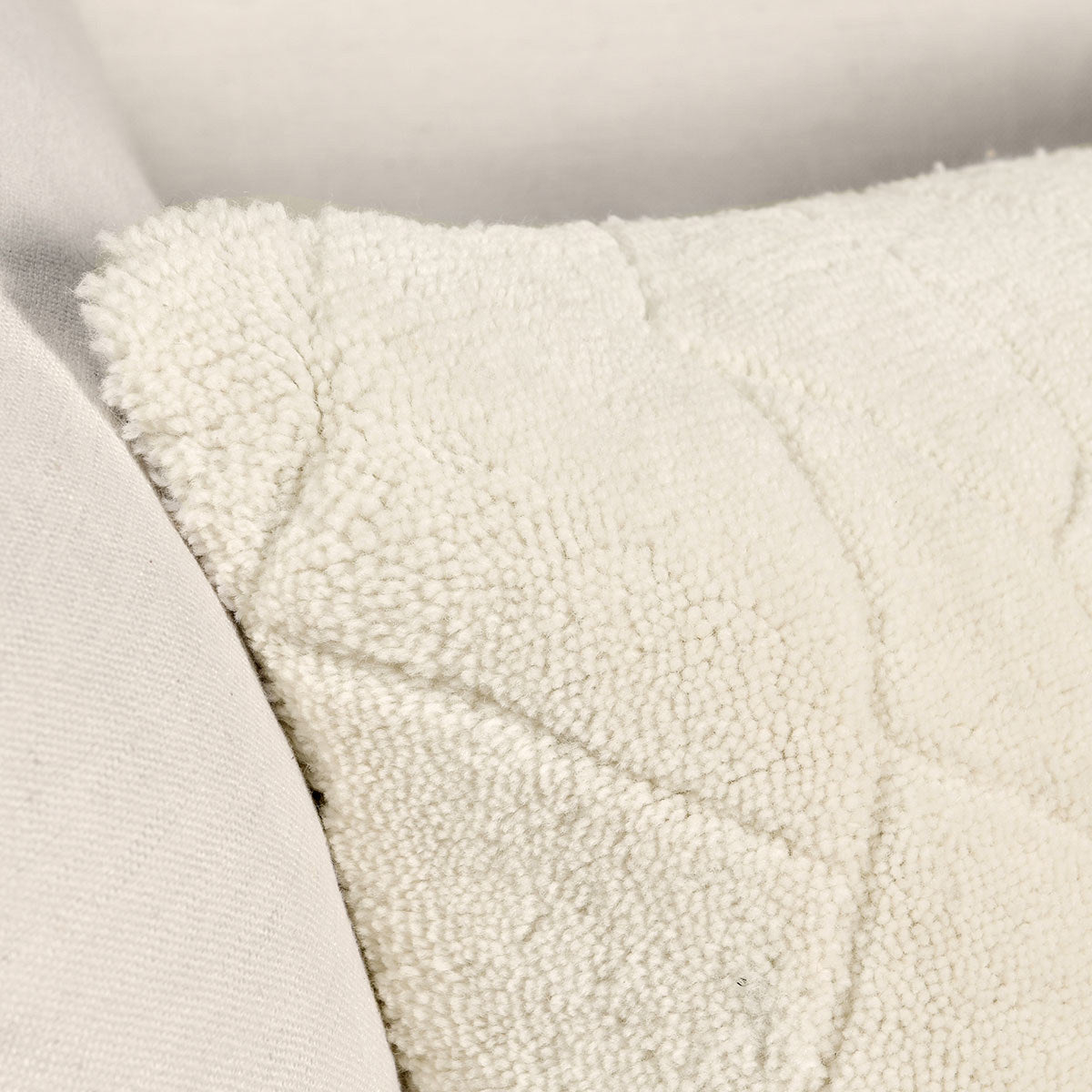 RN Mercer Ivory Wool Throw Pillow (Set of 2) - Ornate Home