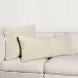 RN Mercer Ivory Wool Throw Pillow (Set of 2) - Ornate Home