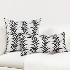 RO Alula Black/White Multiple Sizes Throw Pillow (Set of 2) - Ornate Home