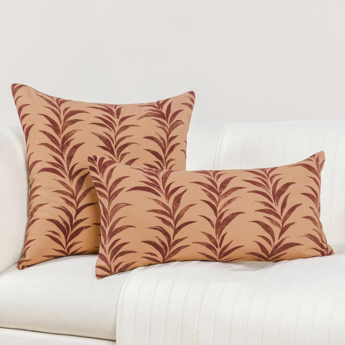 RO Alula Sienna/Burgundy Multiple Sizes Throw Pillow (Set of 2) - Ornate Home