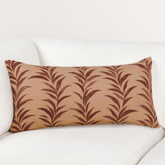 RO Alula Sienna/Burgundy Multiple Sizes Throw Pillow (Set of 2) - Ornate Home