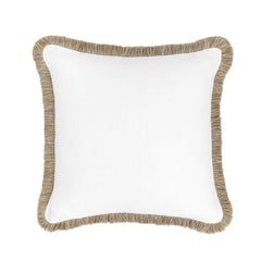 RO Cara Ivory/Natural Multiple Sizes Throw Pillow - Ornate Home