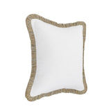 RO Cara Ivory/Natural Multiple Sizes Throw Pillow - Ornate Home