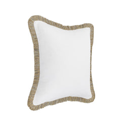 RO Cara Ivory/Natural Multiple Sizes Throw Pillow - Ornate Home