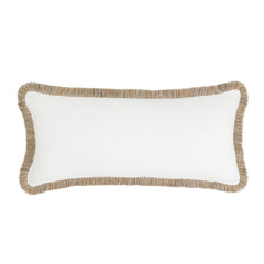 RO Cara Ivory/Natural Multiple Sizes Throw Pillow - Ornate Home