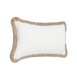 RO Cara Ivory/Natural Multiple Sizes Throw Pillow - Ornate Home