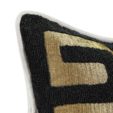 RO Dala Black/Gold 12x16 Throw Pillow (Set of 2) - Ornate Home
