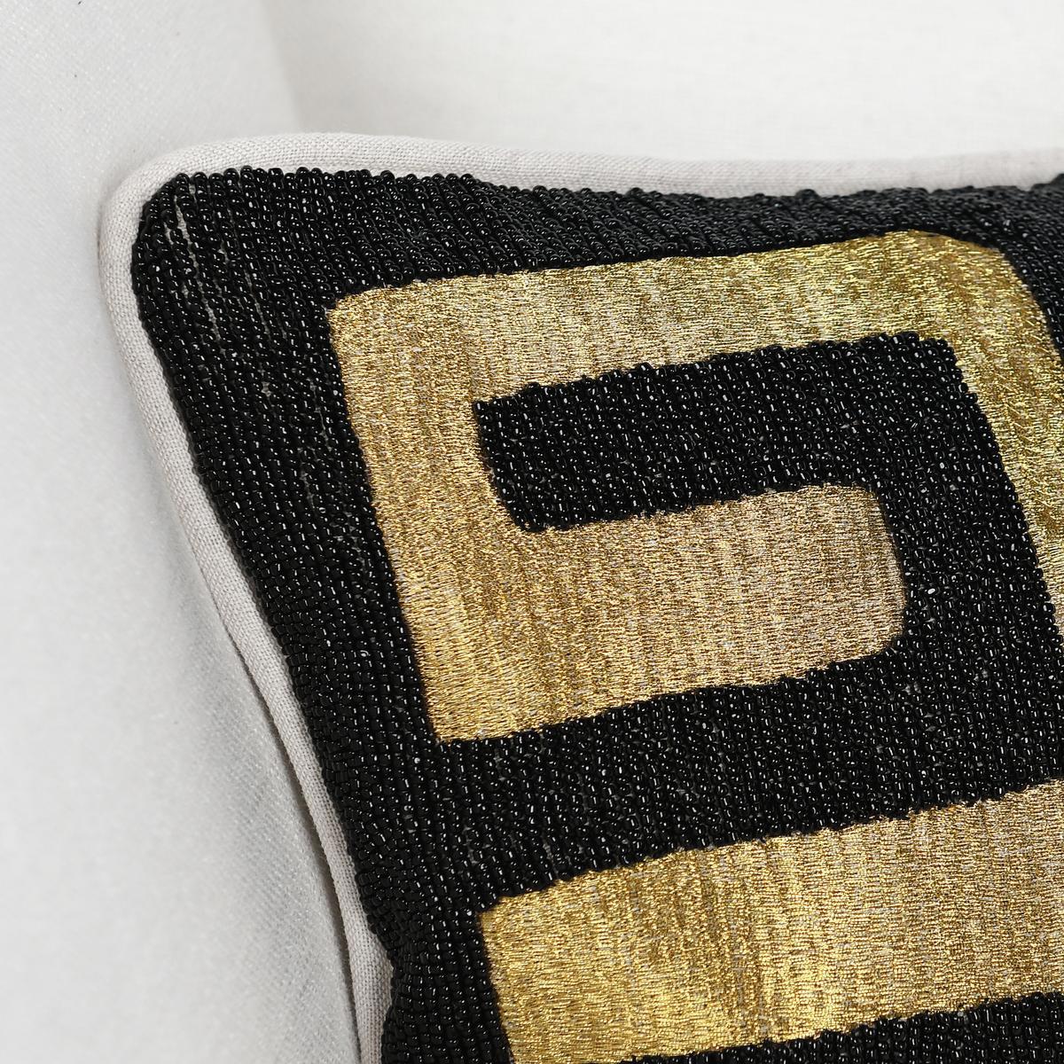 RO Dala Black/Gold 12x16 Throw Pillow (Set of 2) - Ornate Home