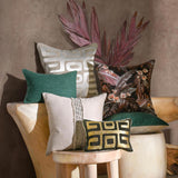 RO Dala Black/Gold 12x16 Throw Pillow (Set of 2) - Ornate Home