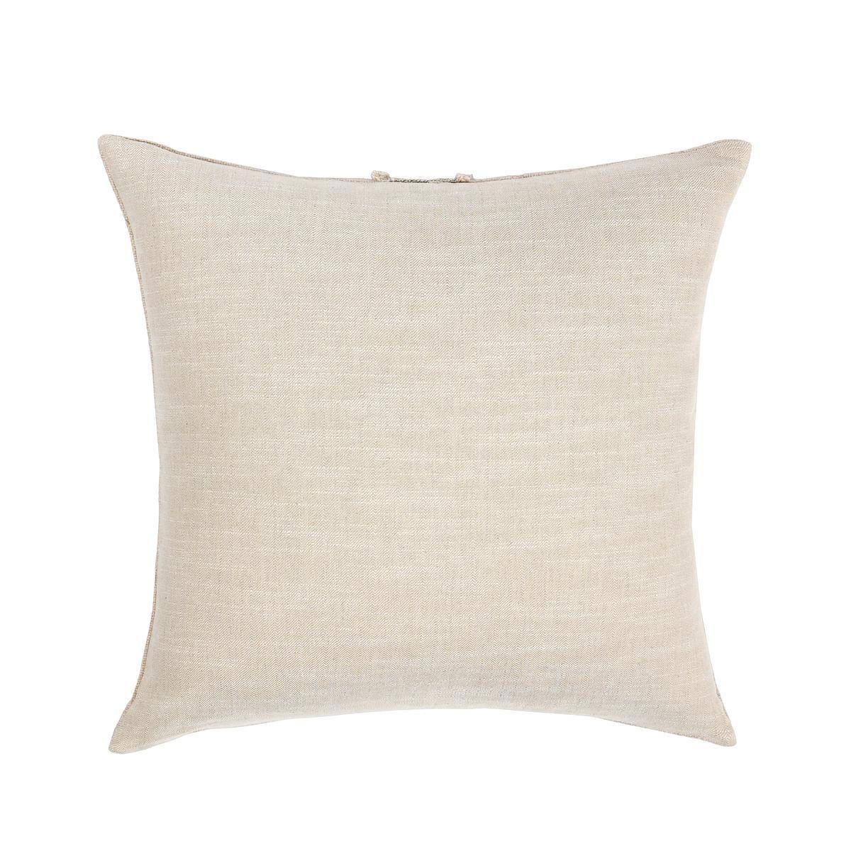 RO Lira Natural/Silver Multiple Sizes Throw Pillow - Ornate Home