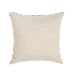 RO Lira Natural/Silver Multiple Sizes Throw Pillow - Ornate Home