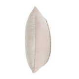 RO Lira Natural/Silver Multiple Sizes Throw Pillow - Ornate Home
