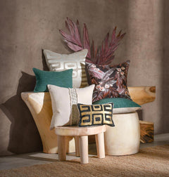 RO Makana Brown 22x22 Throw Pillow - Ornate Home