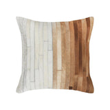 RO Meru Hide Tan Multi 20x20 Throw Pillow (Set of 2) - Ornate Home
