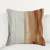 RO Meru Hide Tan Multi 20x20 Throw Pillow (Set of 2) - Ornate Home