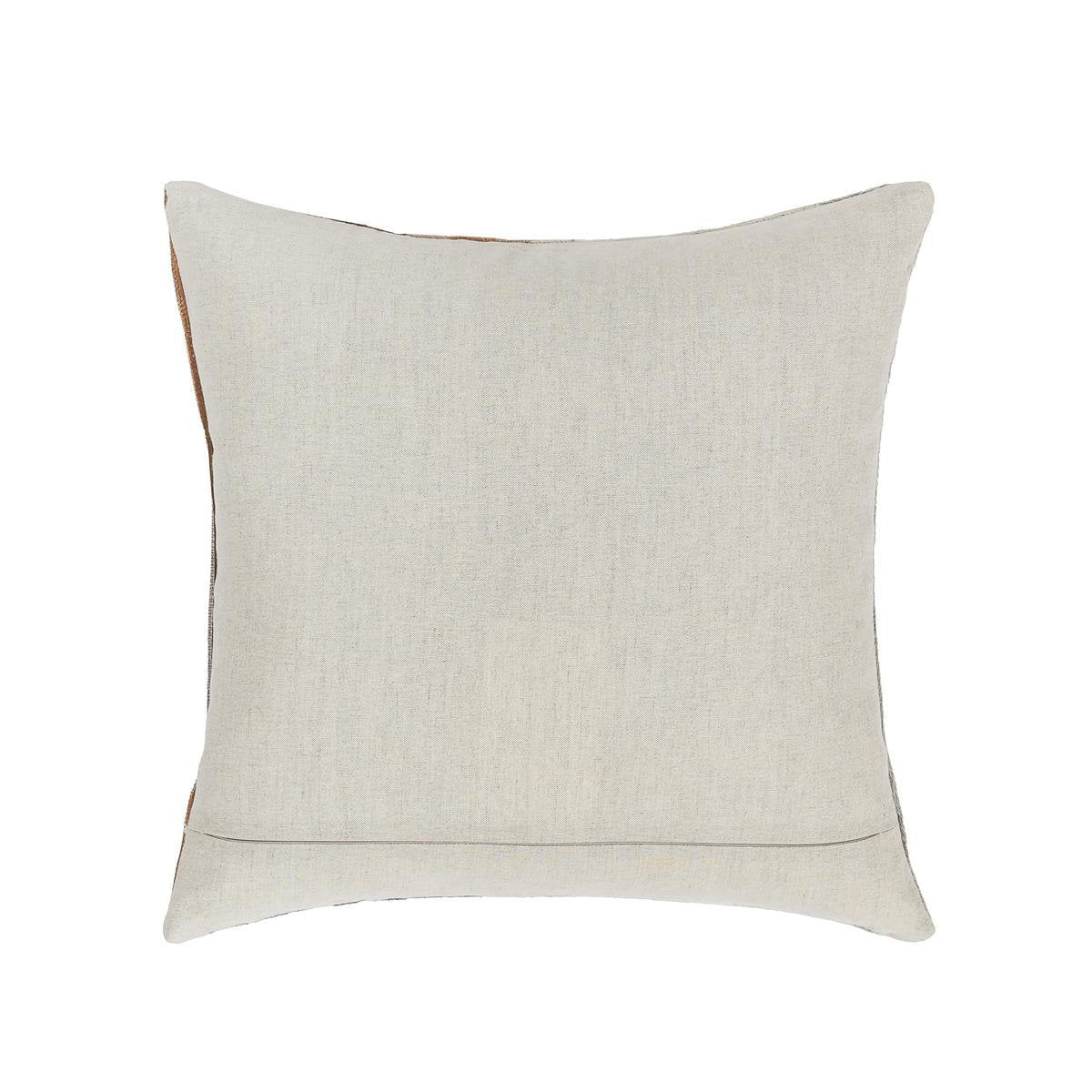 RO Meru Hide Tan Multi 20x20 Throw Pillow (Set of 2) - Ornate Home