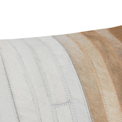 RO Meru Hide Tan Multi 20x20 Throw Pillow (Set of 2) - Ornate Home