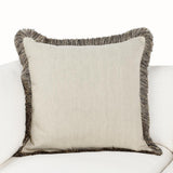 RO Nola Natural/Black Multiple Sizes Throw Pillow - Ornate Home