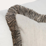 RO Nola Natural/Black Multiple Sizes Throw Pillow - Ornate Home