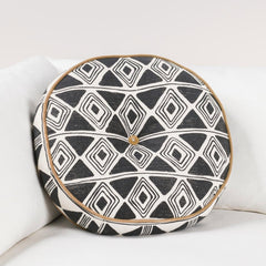 RO Nubia Black/White Multiple Sizes Cushion - Ornate Home