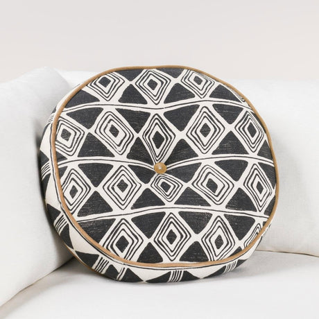 RO Nubia Black/White Multiple Sizes Cushion - Ornate Home