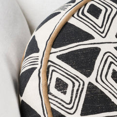 RO Nubia Black/White Multiple Sizes Cushion - Ornate Home