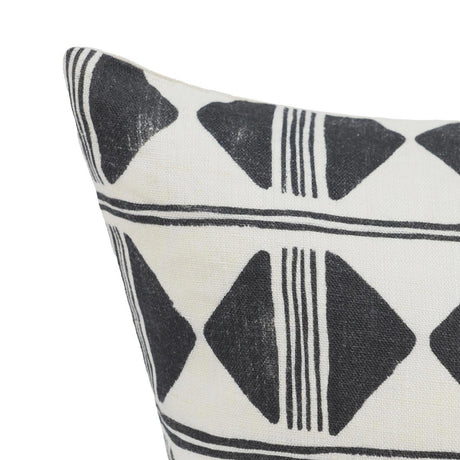 RO Nubia Black/White Multiple Sizes Cushion - Ornate Home