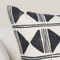 RO Nubia Black/White Multiple Sizes Cushion - Ornate Home