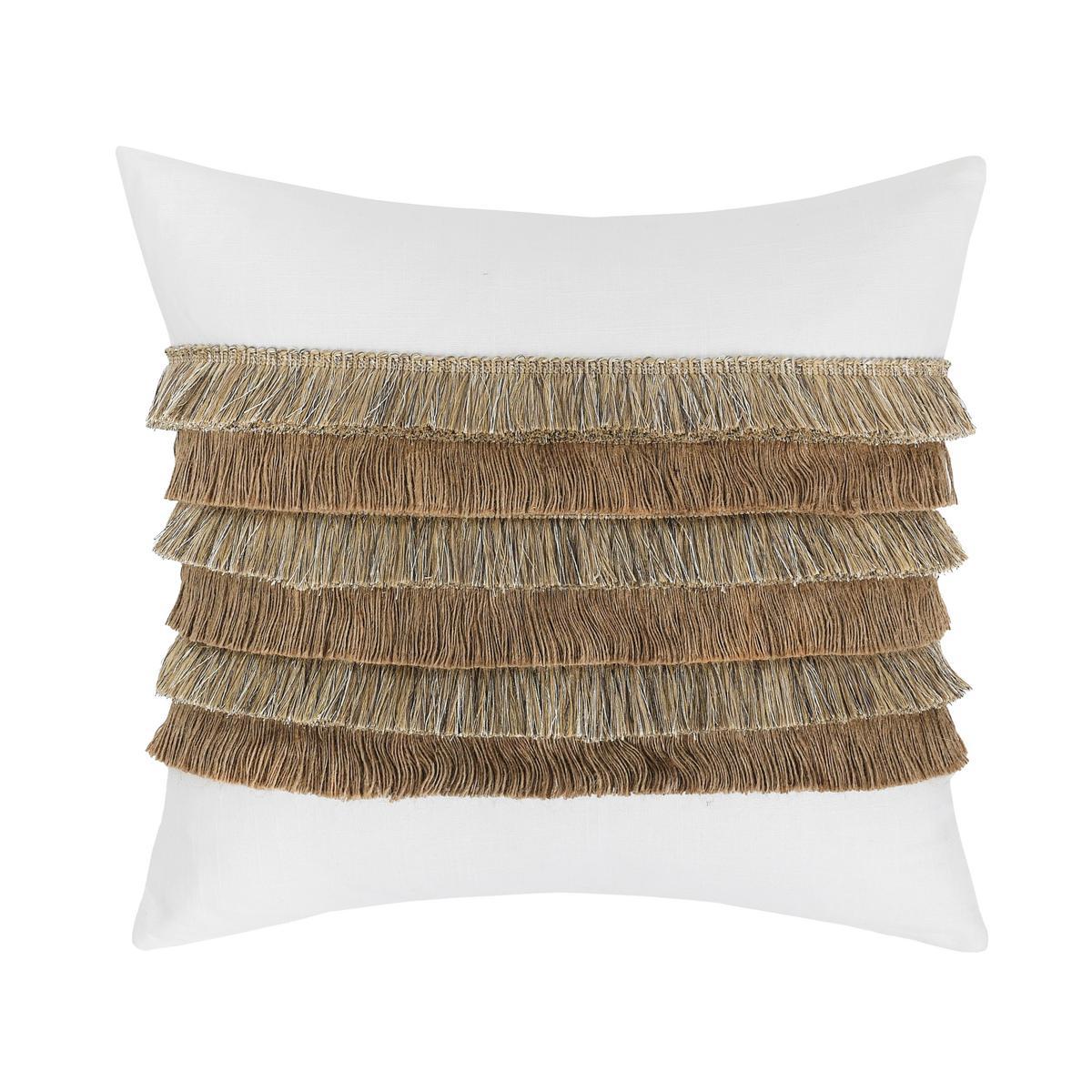 RO Safi Ivory/Natural 22x22 Throw Pillow (Set of 2) - Ornate Home