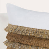RO Safi Ivory/Natural 22x22 Throw Pillow (Set of 2) - Ornate Home