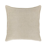 RO Zelo Tan/Silver 22x22 Throw Pillow (Set of 2) - Ornate Home