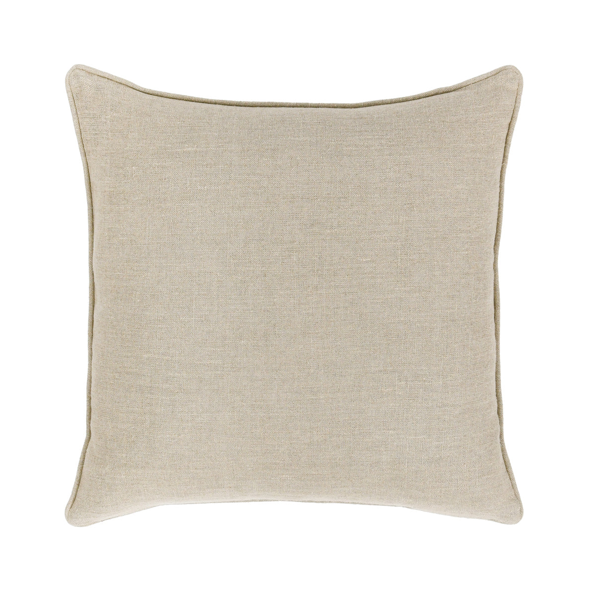 RO Zelo Tan/Silver 22x22 Throw Pillow (Set of 2) - Ornate Home