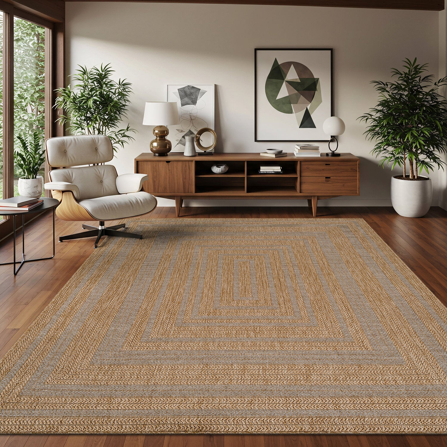 Royce Natural 4 Jute-Look Rug | Soft Yet Indestructible