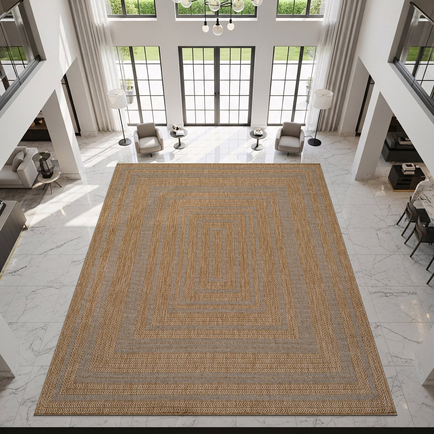 Royce Natural 4 Jute-Look Rug | Soft Yet Indestructible