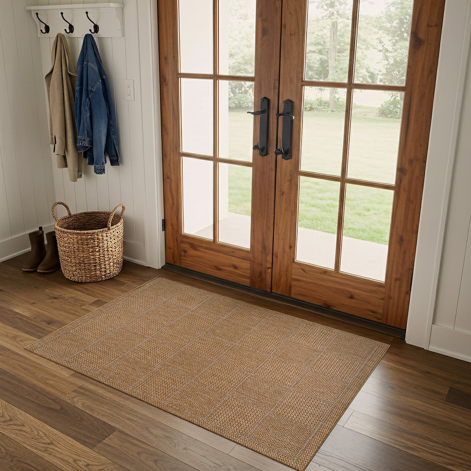 Royce Natural 5 Rug | Fade-Resistant Indoor/Outdoor