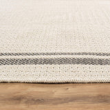 Royce Bone 6 Jute-Look Area Rug | Elegant & Washable