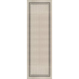 Royce Bone 6 Jute-Look Area Rug | Elegant & Washable