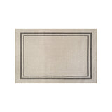 Royce Bone 6 Jute-Look Area Rug | Elegant & Washable