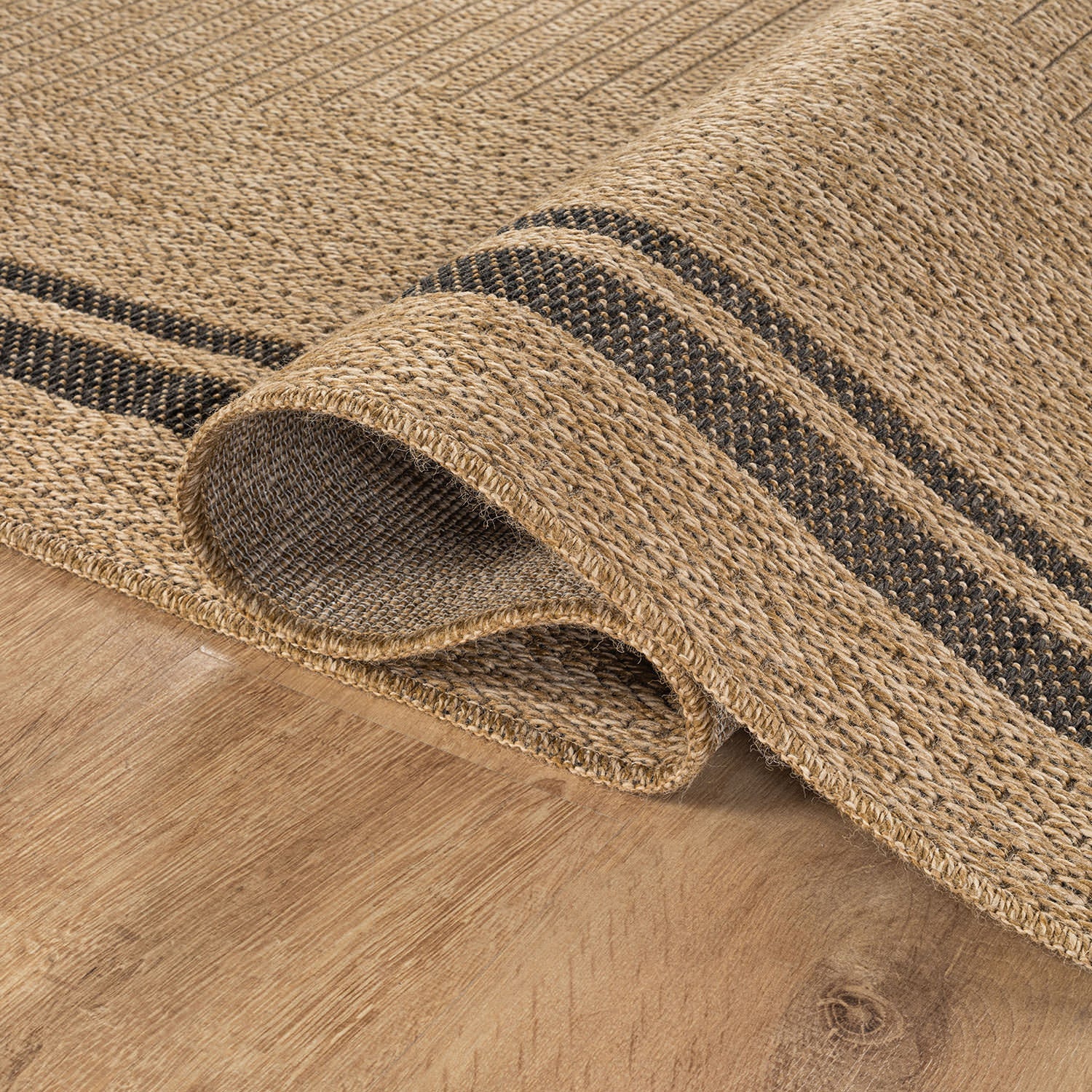 Royce Natural 6 Jute-Look Area Rug | Earthy Texture