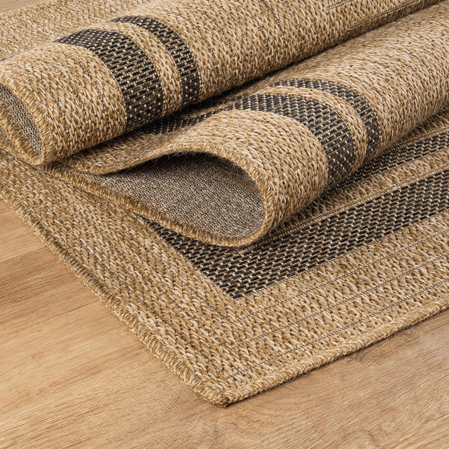 Royce Natural 6 Jute-Look Area Rug | Earthy Texture
