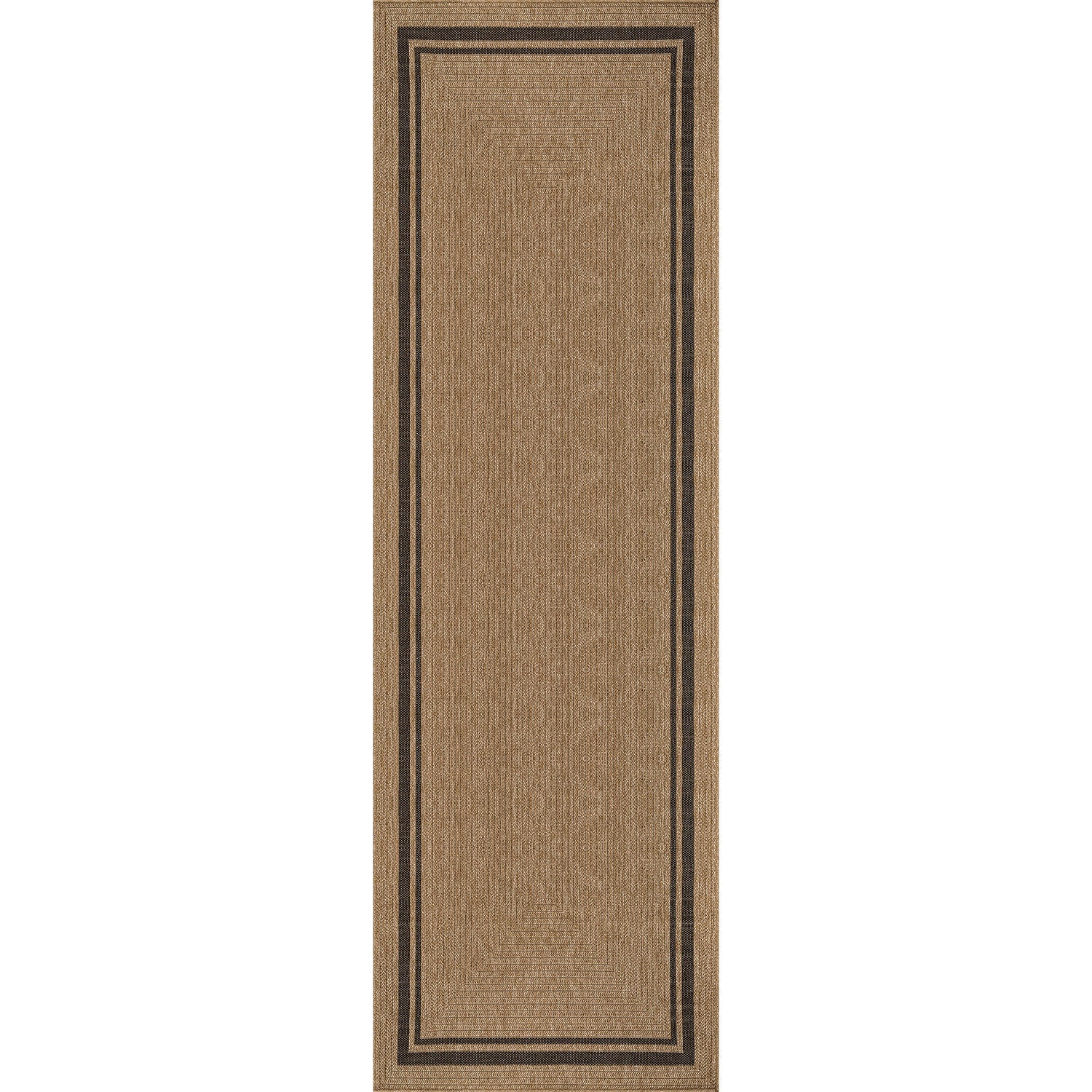 Royce Natural 6 Jute-Look Area Rug | Earthy Texture