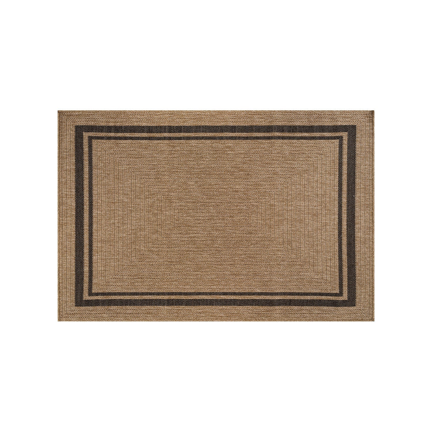 Royce Natural 6 Jute-Look Area Rug | Earthy Texture