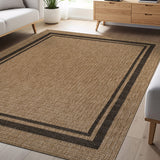 Royce Natural 6 Jute-Look Area Rug | Earthy Texture