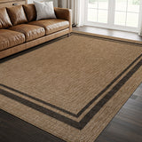 Royce Natural 6 Jute-Look Area Rug | Earthy Texture