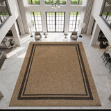 Royce Natural 6 Jute-Look Area Rug | Earthy Texture