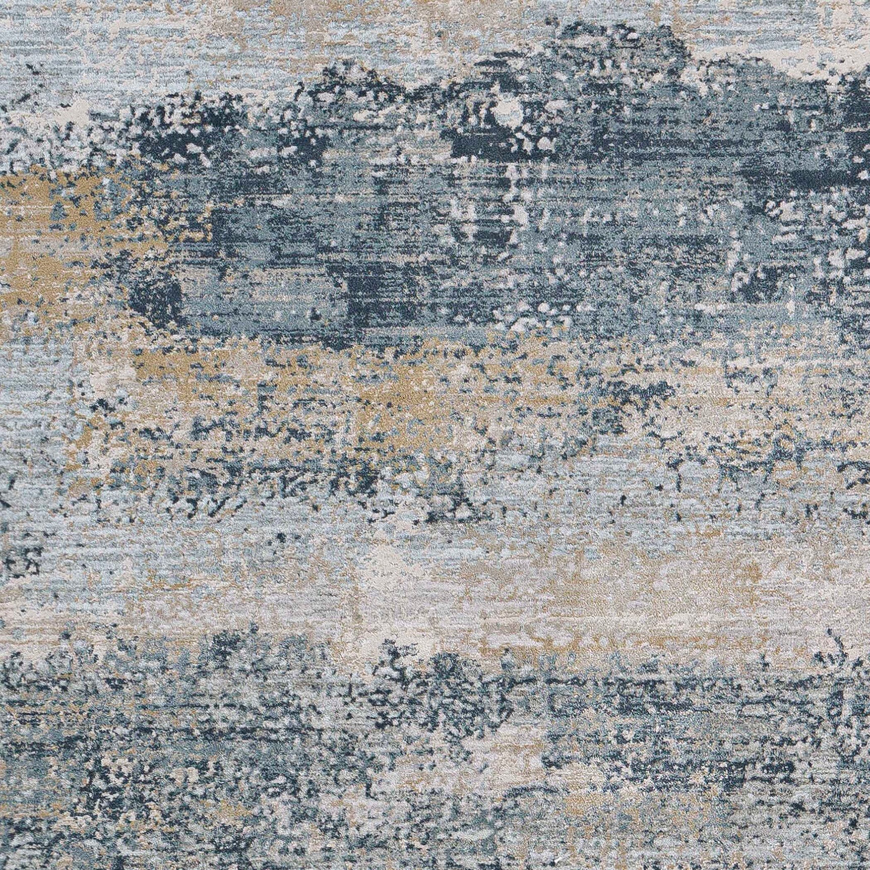 Bremen Gray/Green/White Modern 8 X 10 Rug