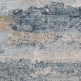 Bremen Gray/Green/White Modern 9 X 12 Rug