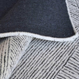 Paonia Gray/White Geometric 8 X 10 Rug